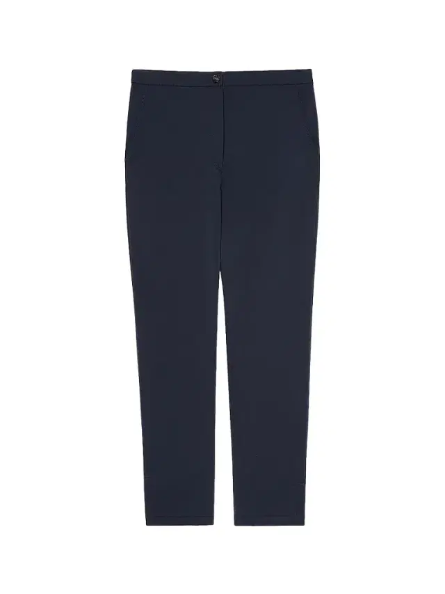 Marina Rinaldi Women's Slim Gabardine Trousers - Navy
