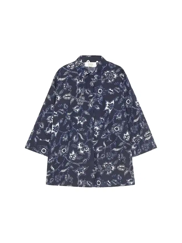 Marina Rinaldi Women's Cotton Poplin Shirt - Navy