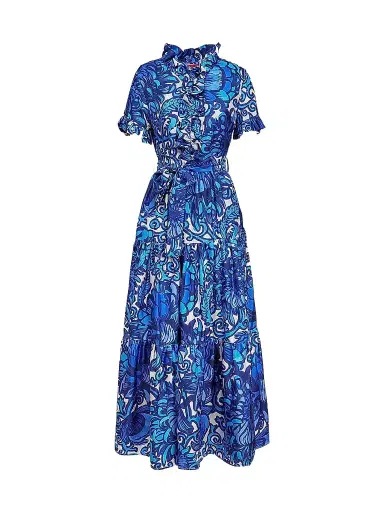 La DoubleJ Women's Long and Sassy Dress - Anemone Blue - Size XXS | Thumbnail 1 La DoubleJ Women's Long and Sassy Dress - Anemone Blue - Size XXS | Thumbnail 1