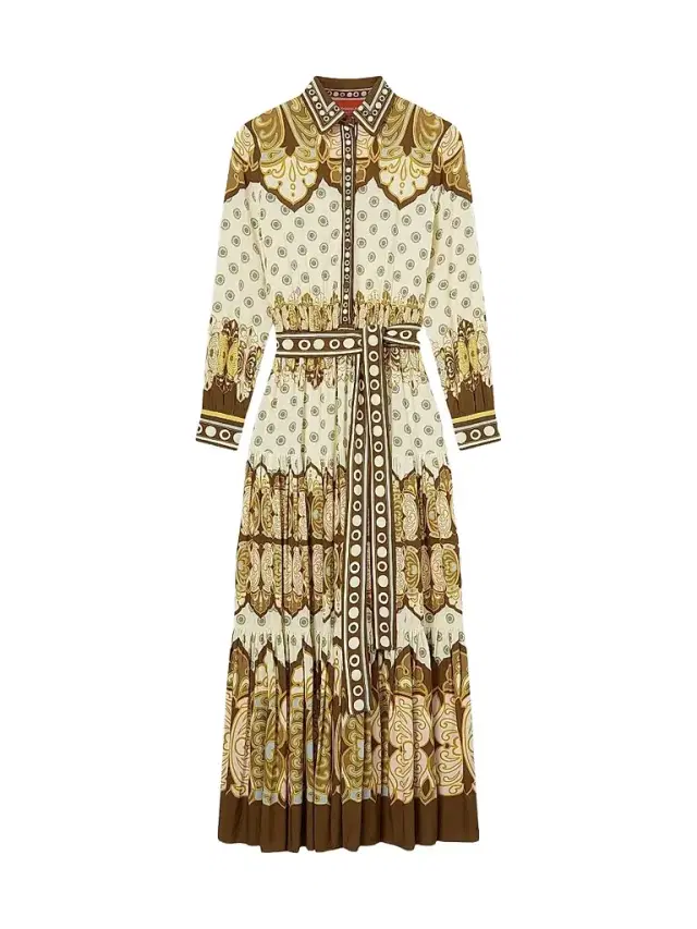 La DoubleJ Women's Bellini Dress - Cocoon Placee Brown