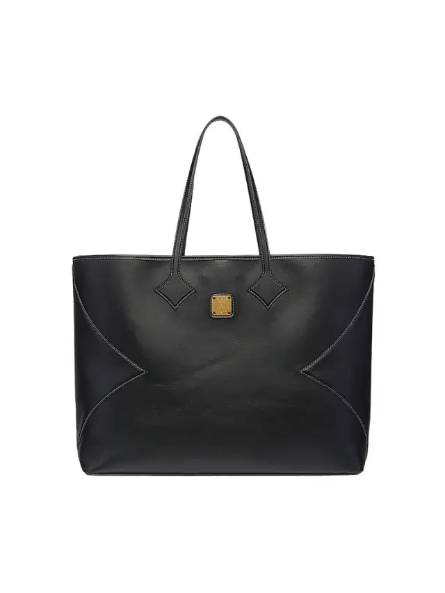 MCM Women's Dia Extra-Large Leather Shopper Tote Bag - Black