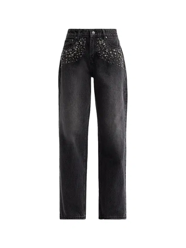 Ksubi Women's Low Rider Embellished Jeans - Black