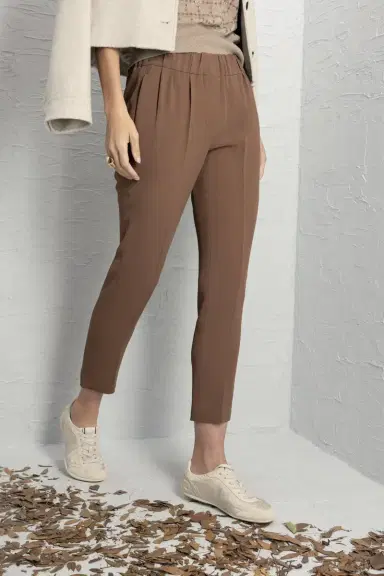Brunello Cucinelli Classic Pull On Pant - Date | Thumbnail 3