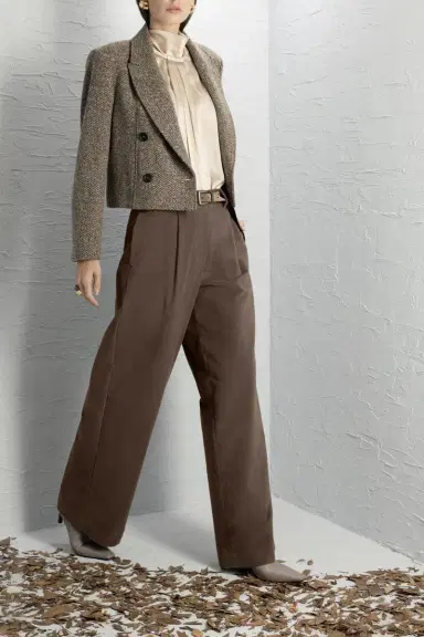 Brunello Cucinelli Soft Tailored Relax Stretch Pant | Thumbnail 2