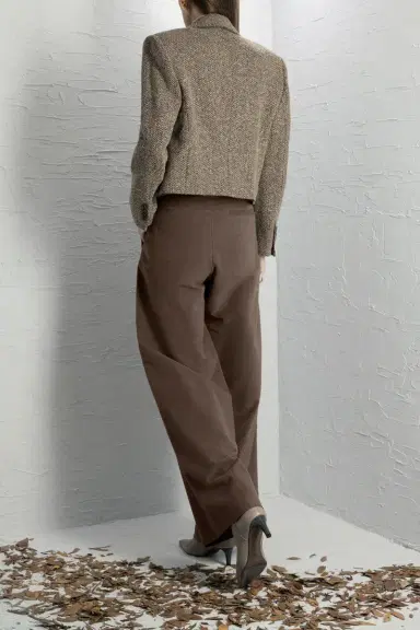 Brunello Cucinelli Soft Tailored Relax Stretch Pant | Thumbnail 4