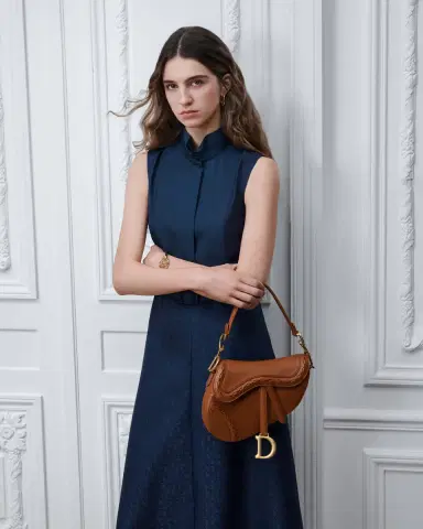 Dior Saddle Bag with Strap | Thumbnail 3