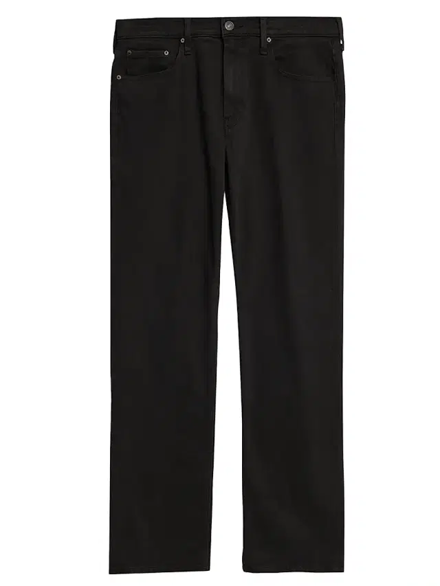 PAIGE Men's Doheny Stretch Straight-Leg Jeans - Black - Size 38
