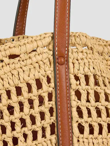 Ulla Johnson Women's Crocheted Raffia Basket Bag | Thumbnail 5 Ulla Johnson Women's Crocheted Raffia Basket Bag | Thumbnail 5