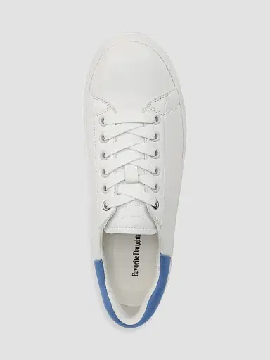 Favorite Daughter Women's Naomi 50MM Leather Platform Sneakers - White Granada Sky - Size 11 | Thumbnail 4