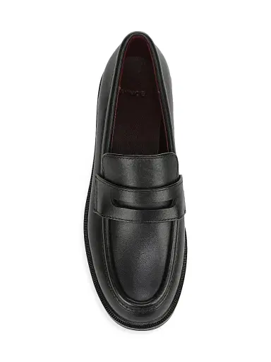 Vince Women's Siena Leather Lug-Sole Penny Loafers | Thumbnail 4 Vince Women's Siena Leather Lug-Sole Penny Loafers | Thumbnail 4