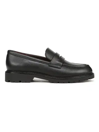 Vince Women's Siena Leather Lug-Sole Penny Loafers | Thumbnail 1 Vince Women's Siena Leather Lug-Sole Penny Loafers | Thumbnail 1
