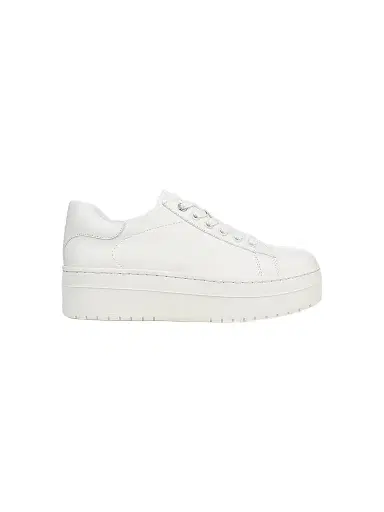 Favorite Daughter Women's Naomi 50MM Leather Platform Sneakers - White - Size 11 | Thumbnail 1
