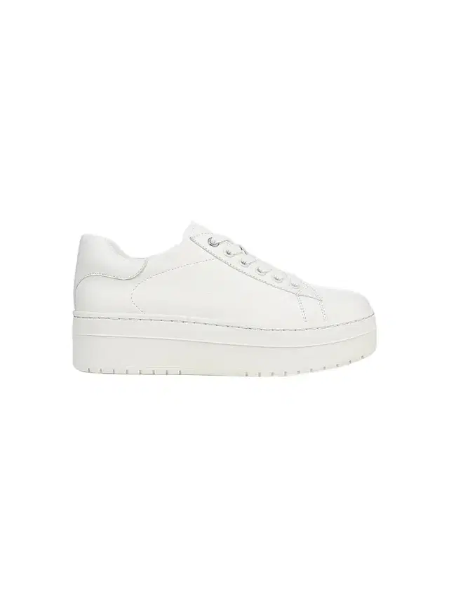Favorite Daughter Women's Naomi 50MM Leather Platform Sneakers - White