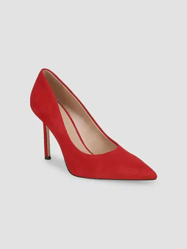 Favorite Daughter Women's Riley 95MM Suede Pumps - Racing Red - Size 11 | Thumbnail 2