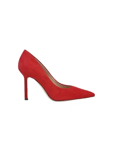 Favorite Daughter Women's Riley 95MM Suede Pumps - Racing Red - Size 11 | Thumbnail 1