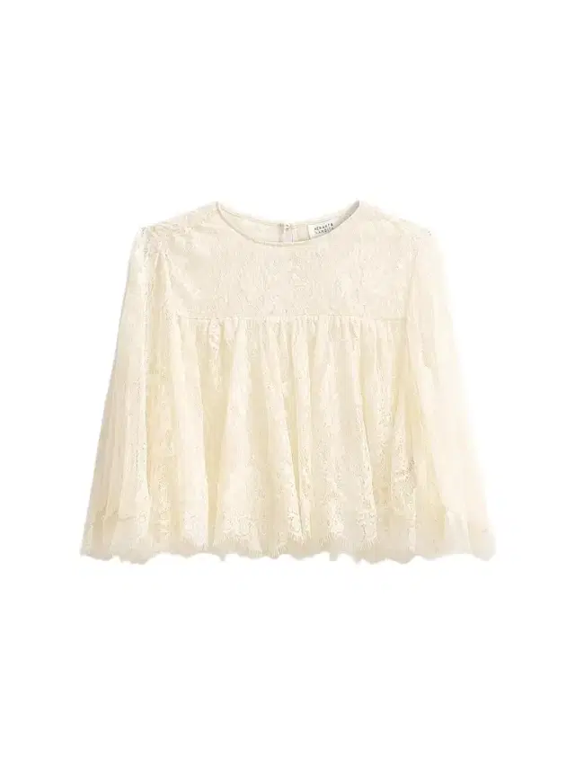 Hemant & Nandita Women's Floral Lace Top -