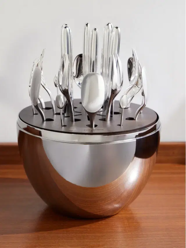 Christofle MOOD Party Silver-Plated Flatware Set with Case - Men