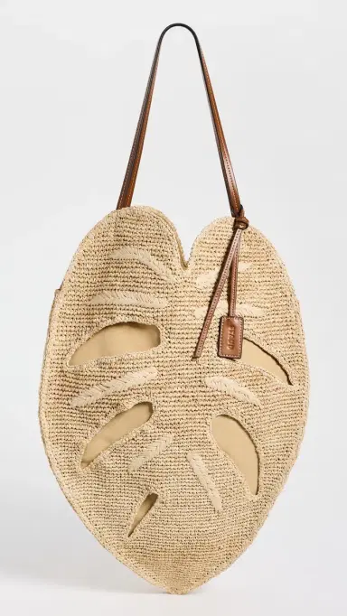 Staud Large Palm Raffia Bag Natural | Thumbnail 2 Staud Large Palm Raffia Bag Natural | Thumbnail 2