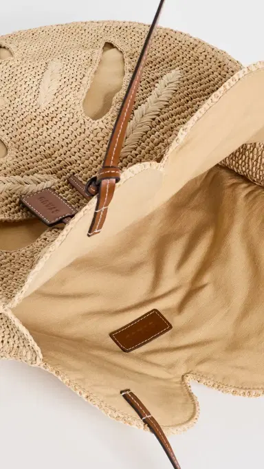Staud Large Palm Raffia Bag Natural | Thumbnail 6 Staud Large Palm Raffia Bag Natural | Thumbnail 6