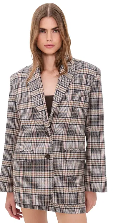 Anine Bing Quinn Check Blazer | Thumbnail 1 Anine Bing Quinn Check Blazer | Thumbnail 1