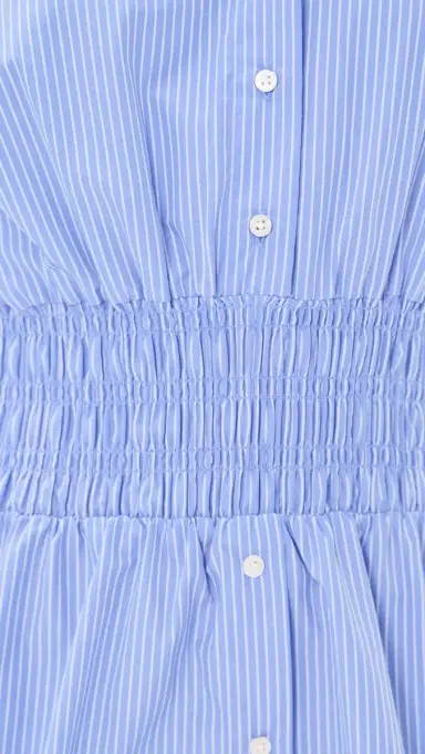 Favorite Daughter The Waist Not Dress Blue/White Stripe | Thumbnail 6