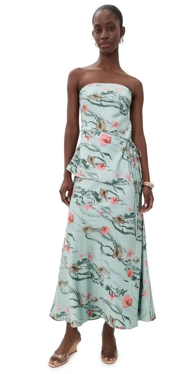 AMUR Ever Maxi Dress Tidal Mosaic