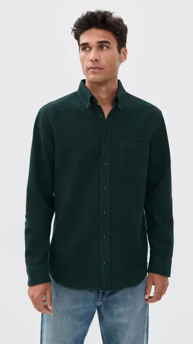 Taylor Stitch The Jack Shirt Forest Waffle 36 | Thumbnail 2