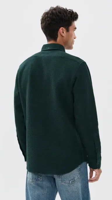 Taylor Stitch The Jack Shirt Forest Waffle 36 | Thumbnail 3
