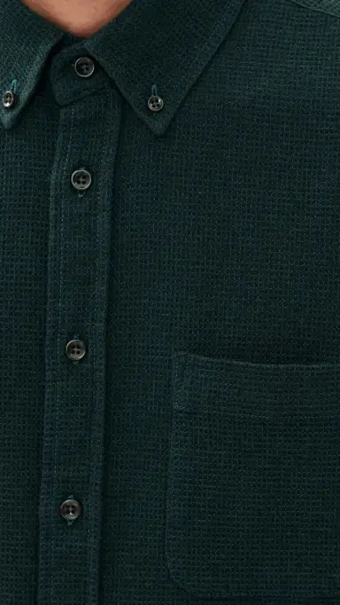 Taylor Stitch The Jack Shirt Forest Waffle 36 | Thumbnail 6