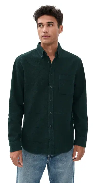 Taylor Stitch The Jack Shirt Forest Waffle 36 | Thumbnail 1