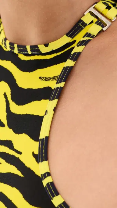 The Attico Zebra One Piece | Thumbnail 6 The Attico Zebra One Piece | Thumbnail 6