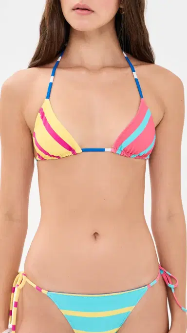 Solid & Striped The Iris Reversible Bikini Top Colorblock Stripe L | Thumbnail 2 Solid & Striped The Iris Reversible Bikini Top Colorblock Stripe L | Thumbnail 2