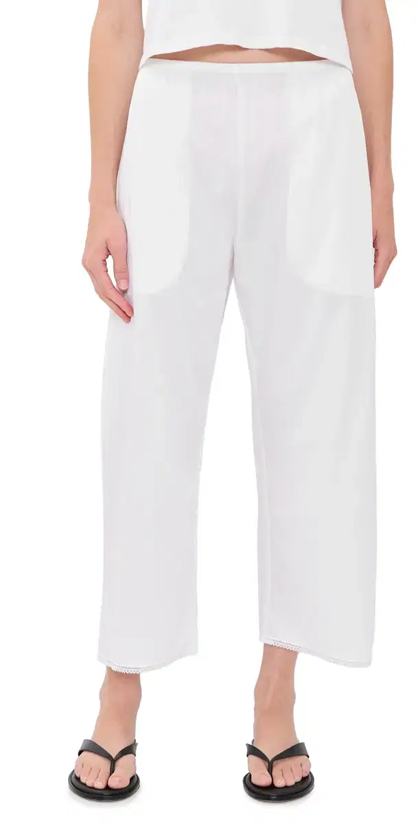 Leset Yoko ace Crop Pants White