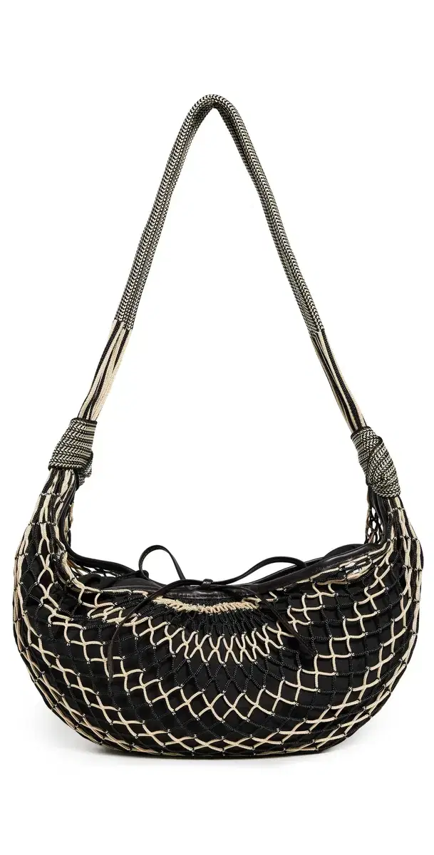 Lemaire x Filt Croissant Bag Chevron Light Beige/Black One Size