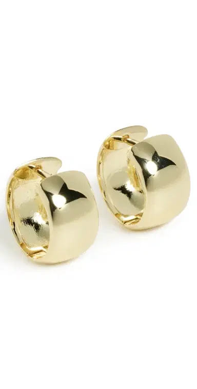 SHASHI Petite Frame Huggies Gold One Size | Thumbnail 1