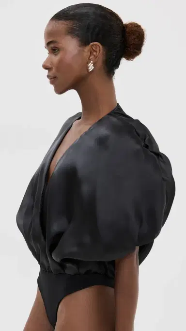 By Efrain Mogollon Aura Organza Bodysuit | Thumbnail 4 By Efrain Mogollon Aura Organza Bodysuit | Thumbnail 4