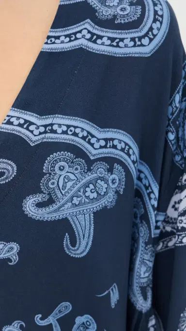 The Attico Paisley Coverup Blouse | Thumbnail 6 The Attico Paisley Coverup Blouse | Thumbnail 6