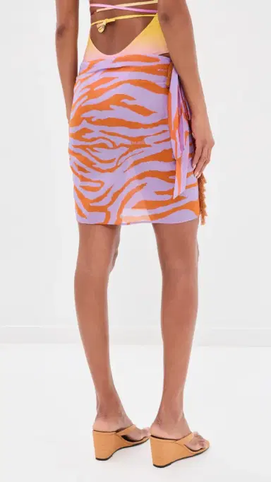 The Attico Pareo Sarong Pink/Orange One Size | Thumbnail 3 The Attico Pareo Sarong Pink/Orange One Size | Thumbnail 3