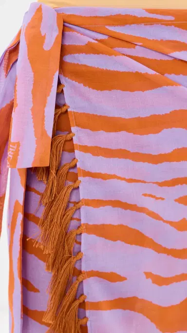 The Attico Pareo Sarong Pink/Orange One Size | Thumbnail 6 The Attico Pareo Sarong Pink/Orange One Size | Thumbnail 6