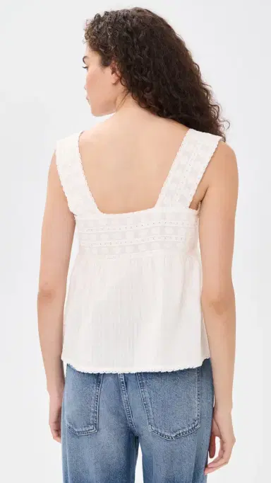 Show Me Your Mumu Faye Top White Voile | Thumbnail 3 Show Me Your Mumu Faye Top White Voile | Thumbnail 3