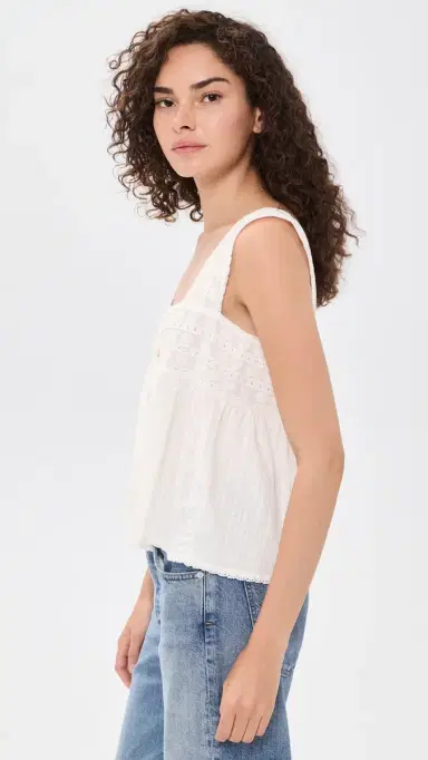 Show Me Your Mumu Faye Top White Voile | Thumbnail 4 Show Me Your Mumu Faye Top White Voile | Thumbnail 4
