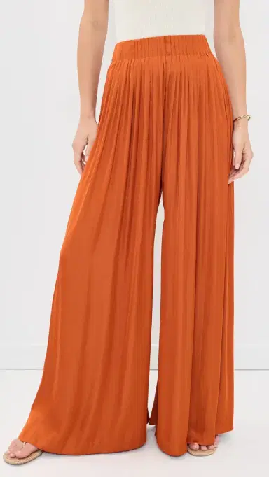 L'Agence Haylo Wide Leg Pull On Pants Sienna | Thumbnail 2 L'Agence Haylo Wide Leg Pull On Pants Sienna | Thumbnail 2