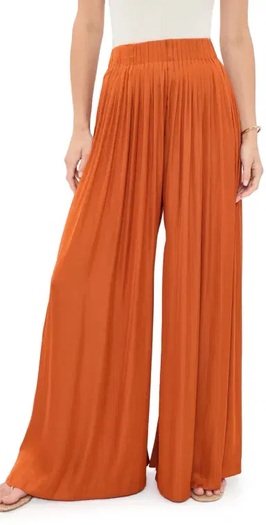 L'Agence Haylo Wide Leg Pull On Pants Sienna | Thumbnail 1 L'Agence Haylo Wide Leg Pull On Pants Sienna | Thumbnail 1