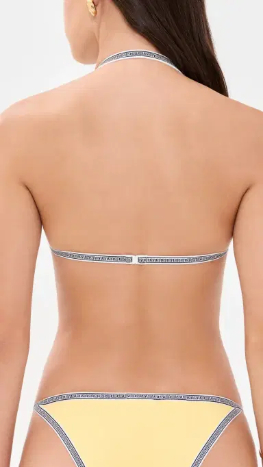 Versace Embroidered Logo Bikini Top | Thumbnail 3 Versace Embroidered Logo Bikini Top | Thumbnail 3