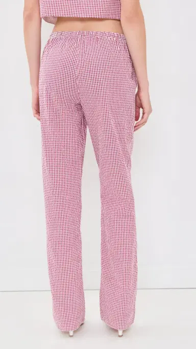 Favorite Daughter The Everything Pants Raspberry/White | Thumbnail 3