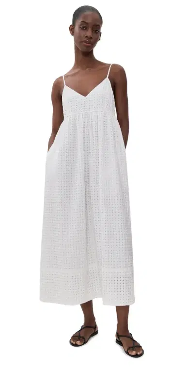 Jenni Kayne Cove Check Midi Dress Summer Check | Thumbnail 1
