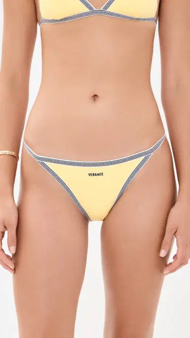 Versace Embroidered Logo Bikini Bottoms | Thumbnail 2 Versace Embroidered Logo Bikini Bottoms | Thumbnail 2