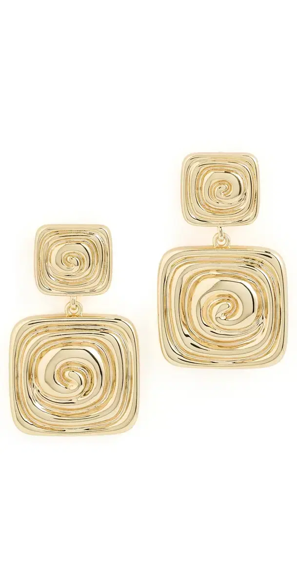 Luv Aj The Seychelles Statement Earrings Gold One Size