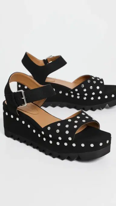 Stella McCartney Elyse Alter Suede Sandals with Studs | Thumbnail 6 Stella McCartney Elyse Alter Suede Sandals with Studs | Thumbnail 6