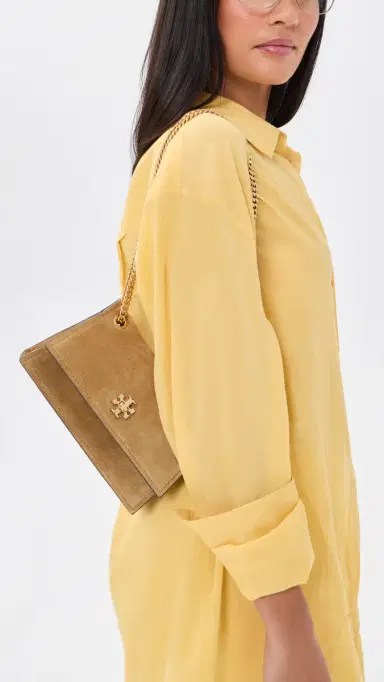 Tory Burch Kira Turnlock Suede Mini Bag | Thumbnail 3 Tory Burch Kira Turnlock Suede Mini Bag | Thumbnail 3